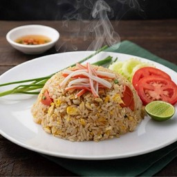 ข้าวผัดปูอัด