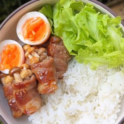 หมูสไลด์พัดเห็ดออริจิเทริยากิ