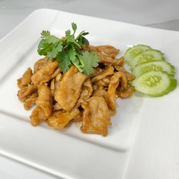 หมูกระเทียมพริกไทย