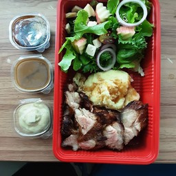 พิคานย่าย่างเนยซอสจิ้มแจ่ว