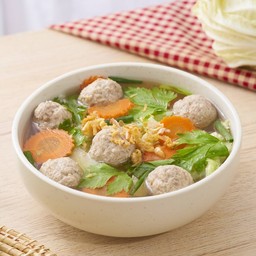 S แกงจืดผักกาดขาว แครอท หมูสับ S