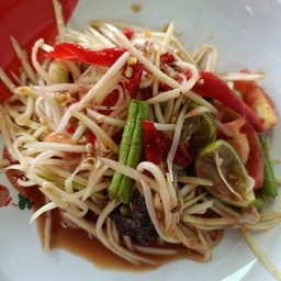 ส้มตำปูปลาร้า ( ขายดีอันดับ 1)