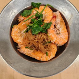 กุ้งอบวุ้นเส้น