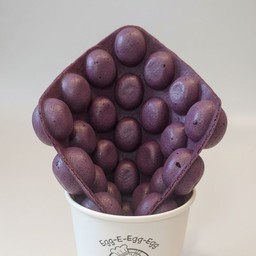 วาฟเฟิล แป้งมันม่วง