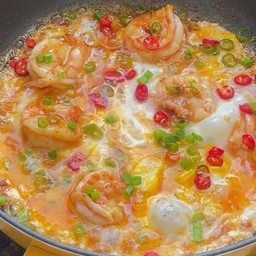 ไข่ขยี้กุ้ง