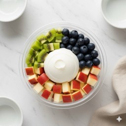 Greek Blueberry apple kiwi