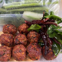 ลาบทอด 10 ชิ้น