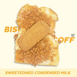 แผ่นเนยราดนม+บิสคอฟ