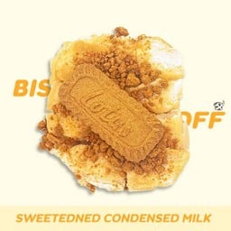 ก้อนเนยราดนม+บิสคอฟ