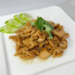 ไก่กระเทียมพริกไทย