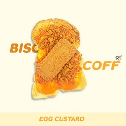 แผ่นเนยสังขยาไข่+บิสคอฟ