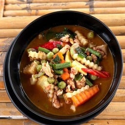 018 แกงแค(ขาหมู)