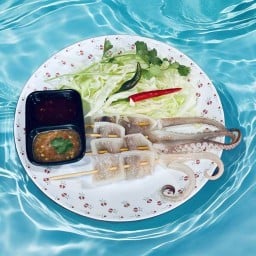 หมึกย่างซีฟู้ด