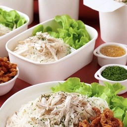 หมี่ไก่ฉีกโคตรไก่ ( เพิ่มไก่ฉีกจุกๆ )