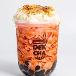 DEKCHA by Fugō ชานมไข่มุกครีมชีสพ่นไฟตัวดัง พีทีที ปาร์คมอล หนามแดง