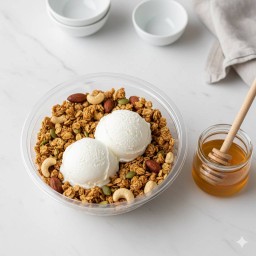 Double Greek yogurt & granola