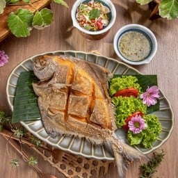 ปลาจาระเม็ดน้ำจิ้ม 2 มะ