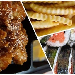 เซทใหญ่ไก่ทอด.คิมบับ.เฟรนฟราย