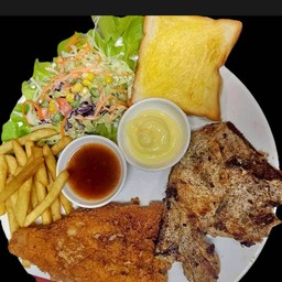 พอร์คชอป & ปลาดอลลี่ทอด