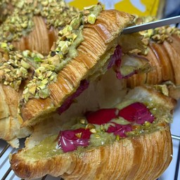 Pistachio Raspberry Croissant