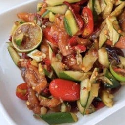 ตำแตงแซลมอน