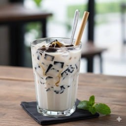 เฉาก๊วยนมสด