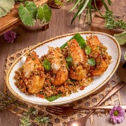 กุ้งแม่น้ำคั่วพริกเกลือ