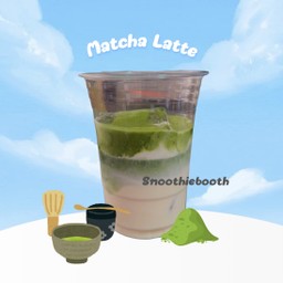 Matcha Latte Smoothie booth