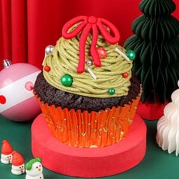 Pistachio Chocolate Cupcake