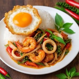 ข้าวราดผัดฉ่า