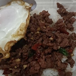 กระเพราเนื้อสับ