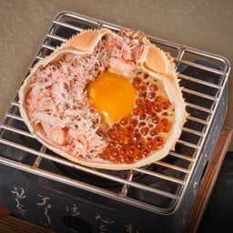 มันปูซูไวหน้าปูและไข่ปลาแซลมอน