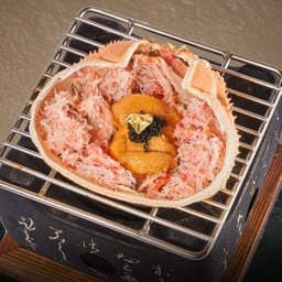 มันปูซูไวหน้าปูและอูนิและคาเวียร์