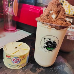 นมหมี&มะพร้าวปั่น