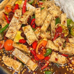 ยำหมูยอ (ไม่มีปลาร้านะคะ)