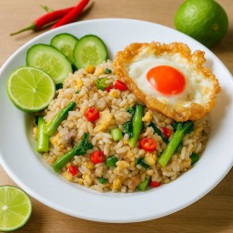 ข้าวผัดคะน้าปลาเค็ม