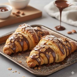 Mini ครัวซองต์เนยสด นูเทลล่า อัลมอนด์ (1 กล่อง/2 ชิ้น)