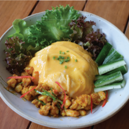 ข้าวไข่ข้น คั่วกลิ้ง