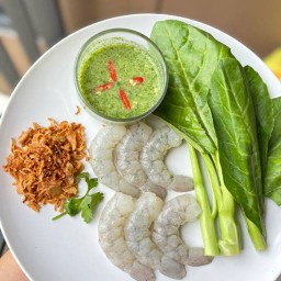 กุ้งแช่่น้ำปลา กุ้งดองซีอิ๋ว ข้าวไข่ข้น แซ่บเว้ย