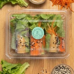 สลัดโรลปูอัด+ไส้กรอก