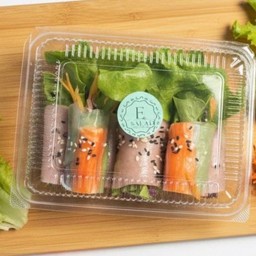 สลัดโรลเเฮม+ปูอัด