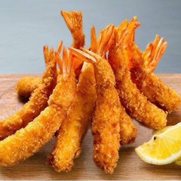 กุ้งชุปแป้งทอด