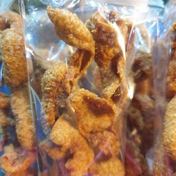 หนังไก่ทอด