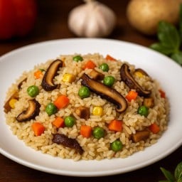 (เมนูมังสวิรัต) ข้าวผัดมังสวิรัติ