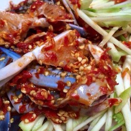 ยำมะม่วง ปูม้า