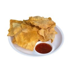 แผ่นเกี๊ยวกรอบๆ อร่อย