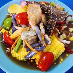 ตำข้าวโพดปูม้า