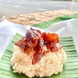 ข้าวเหนียวหมูแดดเดียวเค็ม