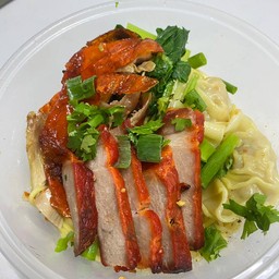 บะหมี่เกี๊ยวเป็ดย่าง-หมูแดง