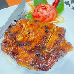 สเต๊กไก่อบ(บาร์บีคิว/หมาล่า)